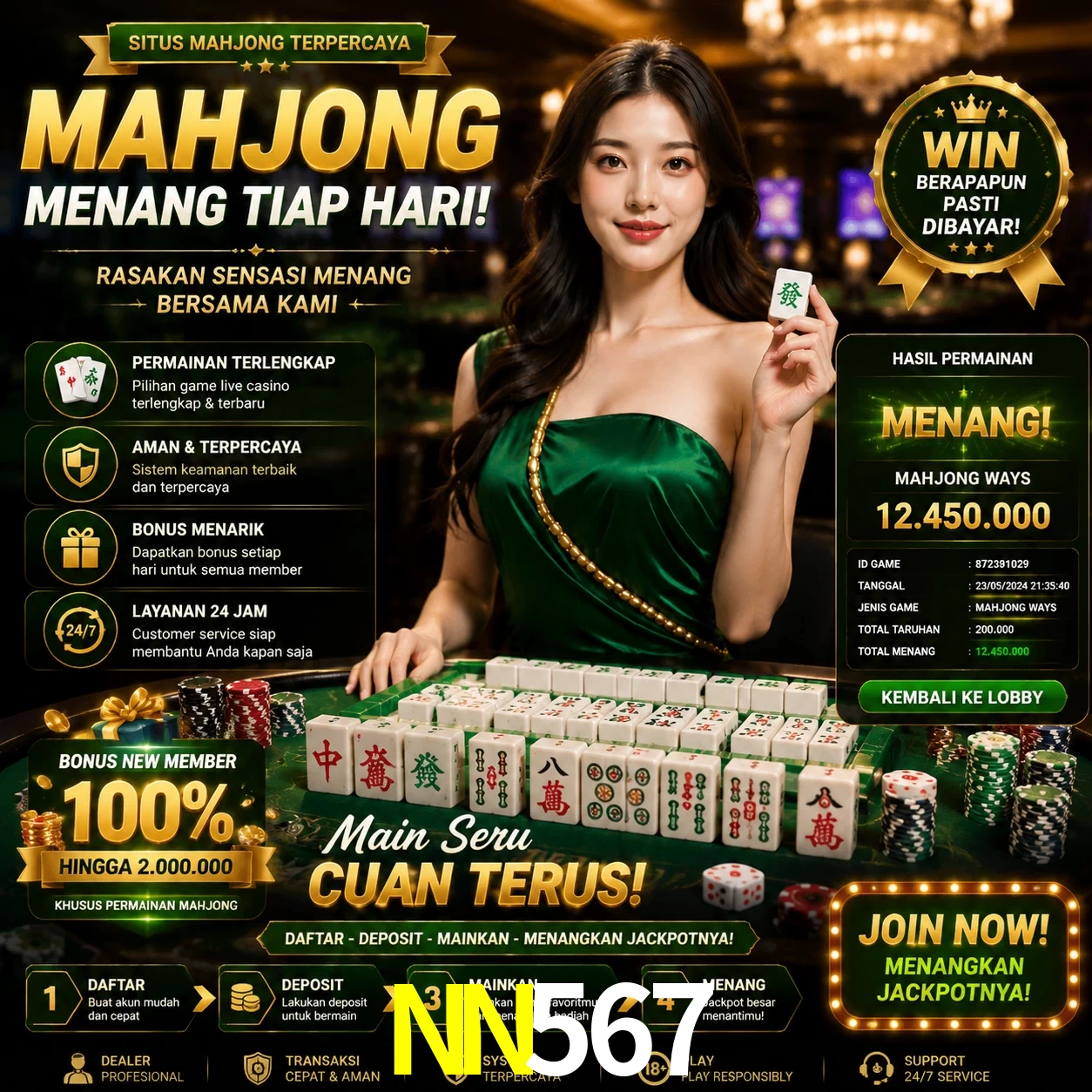 Cashback VIP NN567 - reembolso semanal